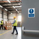 Dim Gray Emergency Use Door Sign - Premium Safety Signage for Evacuation