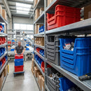 50 litre stackable open-fronted plastic pick bin