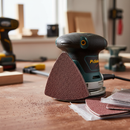 Rosy Brown Premium Sanding Pad Hook & Loop 93mm x 93mm 40 Grit (Pack of 5)