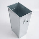 50 Litre galvanised steel bin liner with external handle (view 2)