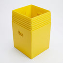 Flat-pack corrugated polyethylene litter bin, pack of 10