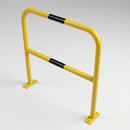 1000 x 1000mm floor mounting steel hoop guard yellow/black (view 2)