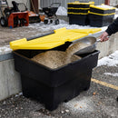 200 Litre Stackable Grit Bin – Recycled Polyethylene with Yellow Lid