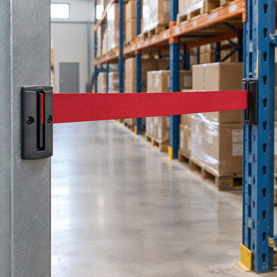Magnetic Wall Clip for Retractable Barrier