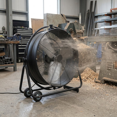 24" Heavy Duty Drum Fan 610mm — 155m³/min Airflow