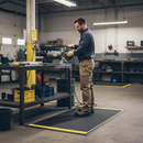 Dark Slate Gray Premium Pebble Anti-Fatigue Mat - 120cm for Industrial Use