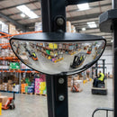 225 x 40 x 120mm Forklift Truck Mirror Convex 180°