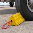 Yellow Aircraft Tyre Stop Block 175 x 160 x 500mm