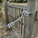 Bowed Hold Open Gate Hooks - Durable Steel Construction