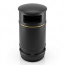 90 litre plastic litter bin Victorian style (view 2)