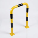 1200 x 750mm steel collision protection guard yellow/black (view 2)