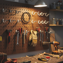 Premium Screw-In Cup Hooks 31mm - Pack of 25 White Shouldered Rust-Resistant Metal Hooks for Home and Workshop Use