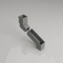72x72mm Aluminium Adjustable Swanneck Offset — RAL 7037