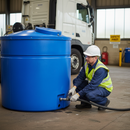 Dim Gray Premium 1300 Litre Bunded Adblue Tank for Safe Storage