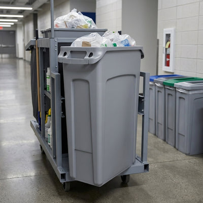 87 Litre Slim Jim Recycling Container - Polyethylene