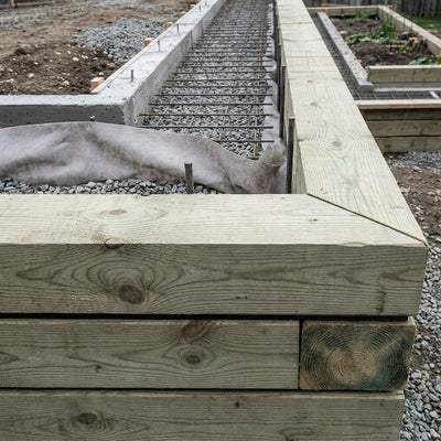 Green Treated Sleepers 8'6" x 10" x 5"