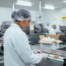 Gray Premium Disposable Hairnet Pack of 100 - White for Hygiene and Comfort