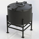 1000 litre 30° cone tank, UV polyethylene, 2" drain (view 2)
