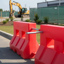 Maroon Heavy Duty Safety Barrier Connection Pin for Secure Interlocking