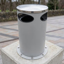 80 Litre blast resistant litter bin with limited aperture