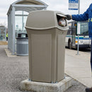 133-Litre Outdoor Waste Container with Hinged Doors