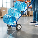 Premium Puncture-Proof 200mm Semi-Pneumatic Rubber Tyre with Offset Axle and Diamond Tread