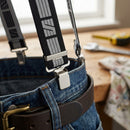 Elasticated Work Braces with Wide Bands - Black/Grey