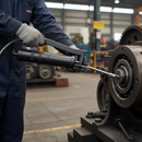 Dark Slate Gray Heavy-Duty Grease Gun for 400g Cartridge - Reliable Lubrication Tool