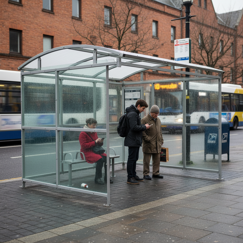 Dim Gray Premium Multi-Use Shelter with Clear PETG Cladding 1m - 5m