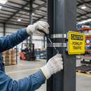 Dark Slate Gray Adjustable Universal Channel Clamp Sign Fixing - 36" Band for Versatile Signage Mounting