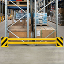 Rosy Brown Heavy Duty Steel Racking End Protector - Flexible Rails for Industrial Use