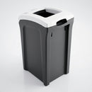 55-litre open-top recycling bin, compact MDPE (view 2)
