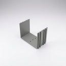 Aluminium Box Gutter Jointer 135 x 100mm — RAL 7037