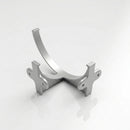 Half Round Aluminium Gutter Fascia Bracket 125mm — RAL 9006
