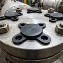 6" Class 600 Flange Stud Hole Insert - Black LDPE