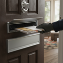 Premium 12-Inch Door Letterplate Cover with Draught Excluder - Durable Aluminium Design for Effective Insulation and Weatherproofing