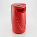 90 Litre Recycled Polyethylene Litter Bin with Hooded Design (view 2)