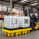 Dim Gray Heavy Duty Double IBC Spill Pallet for Safe Liquid Storage