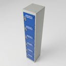 6-Door PPE Locker with Cam Lock and Galvanised Shelves (view 2)