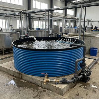36,000 Litre Fish Farming Tank – Commercial Aquaculture Storage