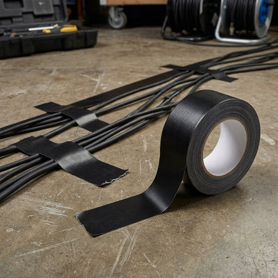 75mm Black Gaffer Tape - 50m