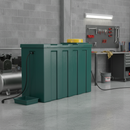 Slate Gray Premium 1100 Litre Bunded Waste Oil Tank for Safe Storage