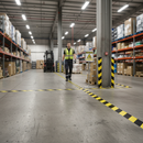 Slate Gray Premium Black & Yellow Reflective Hazard Warning Tape - 2 Rolls