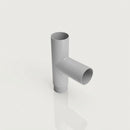 76mm Diameter Flush Joint Downpipe Branches — RAL 9006 / 92.5 Degrees