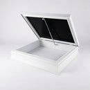 Manual Opening Flat Glass Rooflight 160mm Vertical Upstand (view 2)