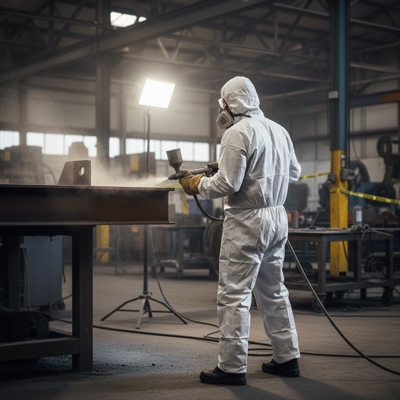 Dark Slate Gray Premium Disposable Coverall Microporous CE Type 5/6 Pack of 20 - White