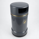 120 Litre Heritage Outdoor Litter Bin, Hooded Design (view 2)