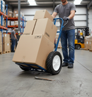 Premium Puncture-Proof 250mm Semi-Pneumatic Tyre with White Plastic Hub for Hand Trucks and Utility Carts