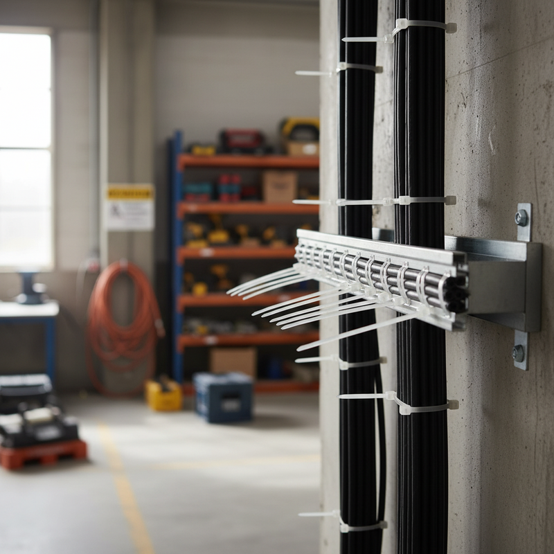 Dark Slate Gray Heavy Duty White Nylon Cable Ties 150mm x 3.6mm (Pack of 100)