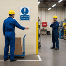 Dark Gray Professional Fire Safety Door Sign - This Area Must Be Kept Clear